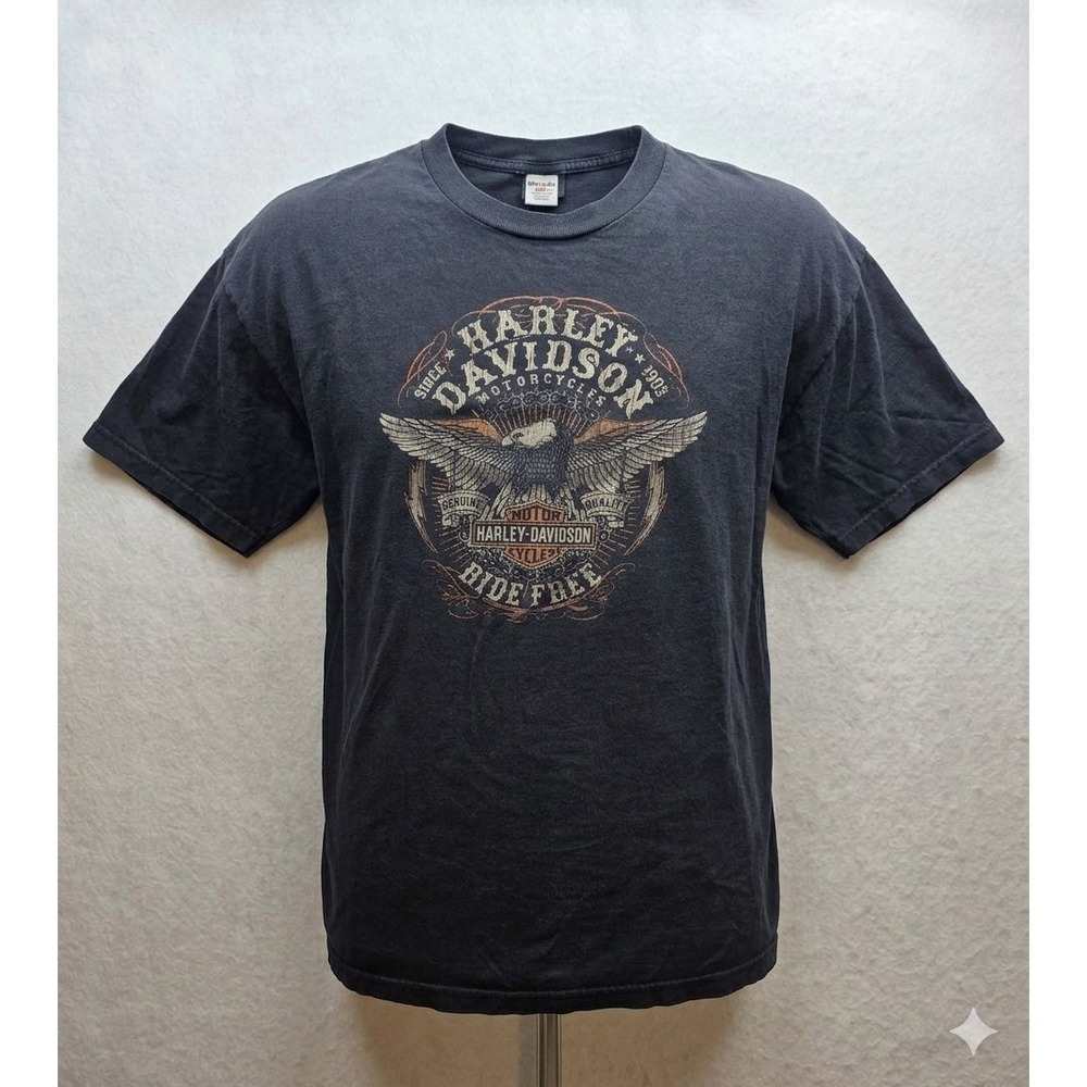 Bravado Harley-Davidson Men's Black Short Sleeve T-Shirt.‎ Size 3XL